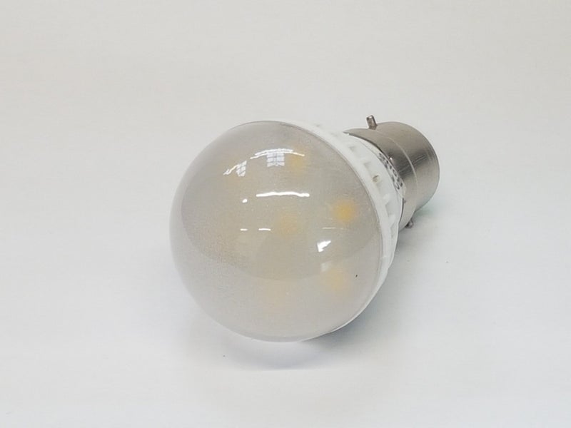 **CLEARANCE** 7 SMD LED Warm White Energy Saving Lamp 2.4W B22 Bayonet Base Carousel 1