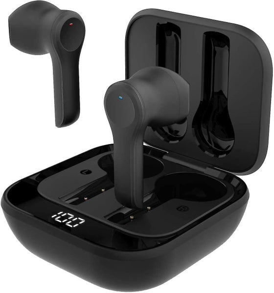 Wireless Earbuds With Charging Case Touch Control Waterproof Sports Earphone Carousel 1