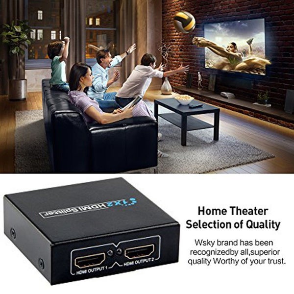 HDMI Splitter 1 in 2 out Carousel 2