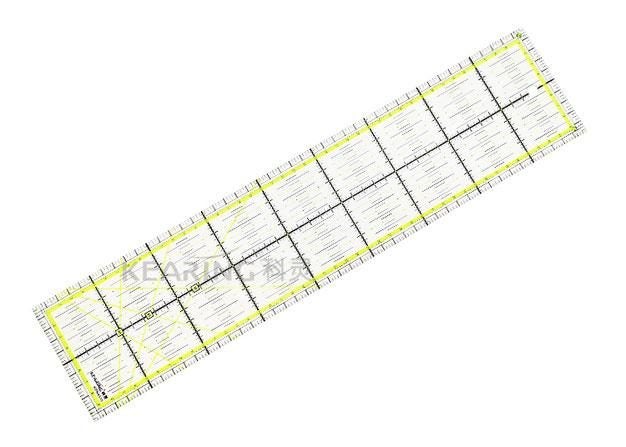 Quilting Ruler - Metric 45x10cm Carousel 1