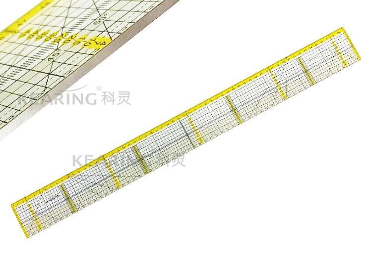 Quilting Ruler - Metric 60 x 6cm Metal Edge Carousel 1