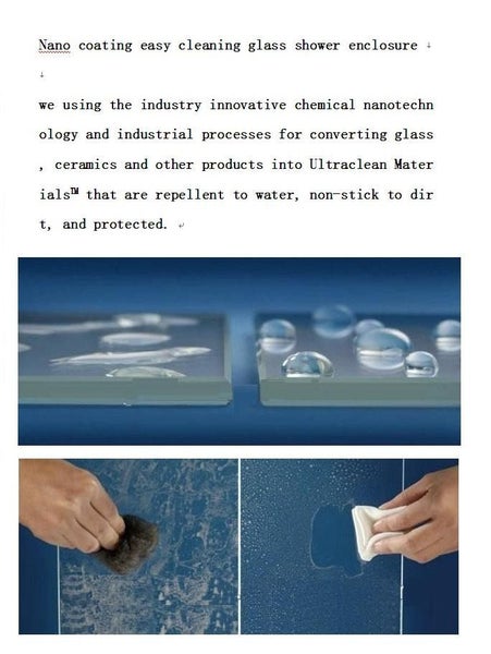 SALE Shower Screen 1170x870mm Frameless Sliding-Made To Measure Lennox Carousel 2