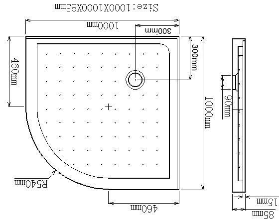 SALE! Shower Box - 2 sides sliding doors (900x900x1950mm- Lennox Bathroom Carousel 6