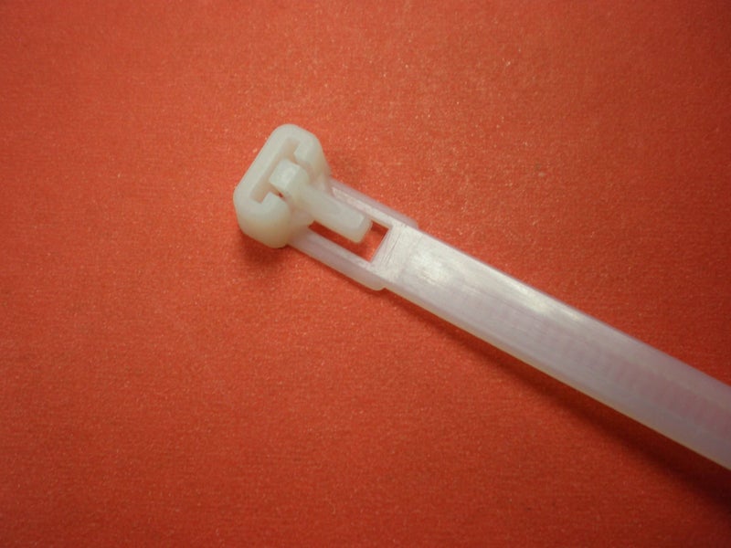 REUSABLE Cable Ties 200mm Long - 100QTY Carousel 1