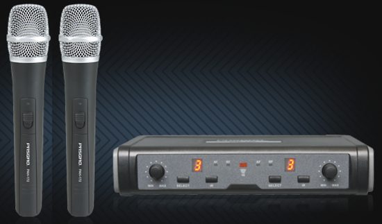 Pasgao - PAW-266/PAH-172 - Wireless Mic System With 2 x Handheld Mics Carousel 1