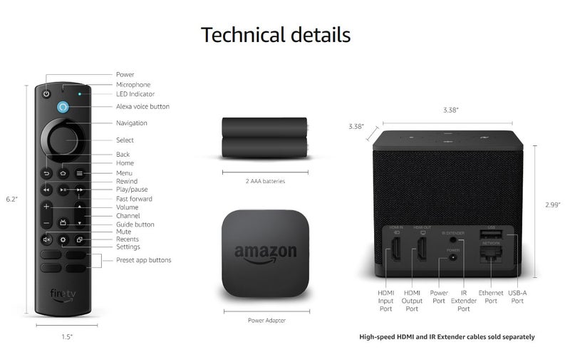 Amazon Fire TV Cube 3rd Gen 4K Streaming Player with Alexa Carousel 6