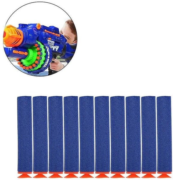 Nerf Darts, Pack Of 100, 7.2 Cm, Blue Foam For Nerf N-streik Elite Series Carousel 1