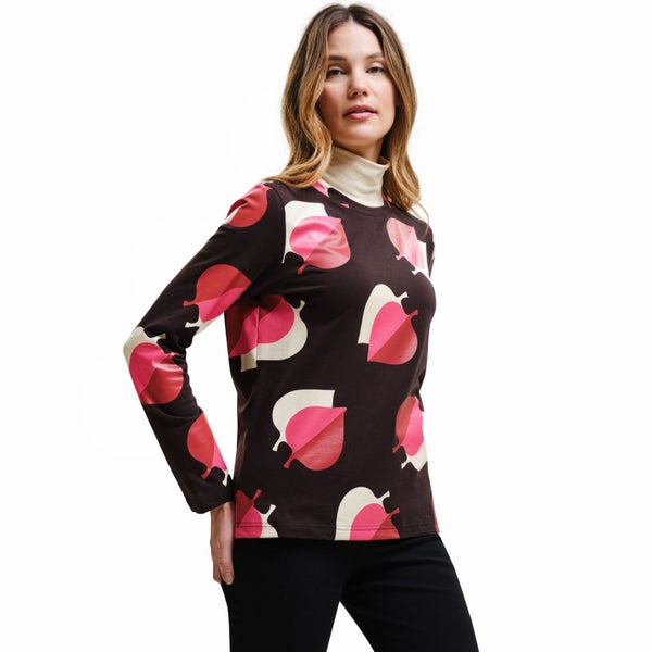Regatta Womens Orla Kiely Long Sleeve Winter T-Shirt - Shadow Elm Pink - 10 Carousel 1