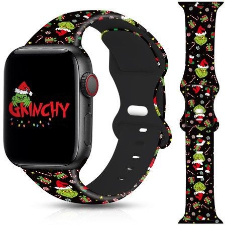 Christmas Grinch Apple Watch Band Sport Replacement Strap Band Carousel 1