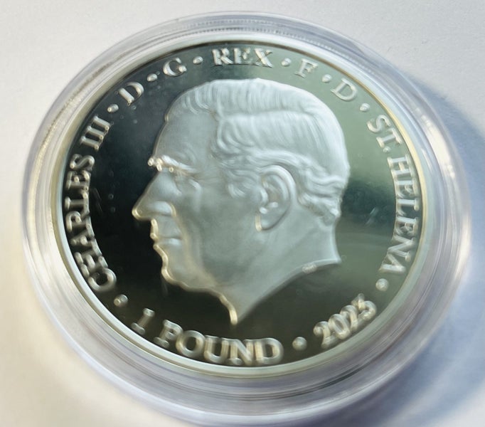 2023 St. Helena 1 oz .999 Silver Goddesses: Eos and the Horses BU Carousel 2