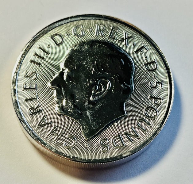 Royal Mint 2023 2 oz Tudor Beasts Bull of Clarence .9999 Silver Coin Carousel 2