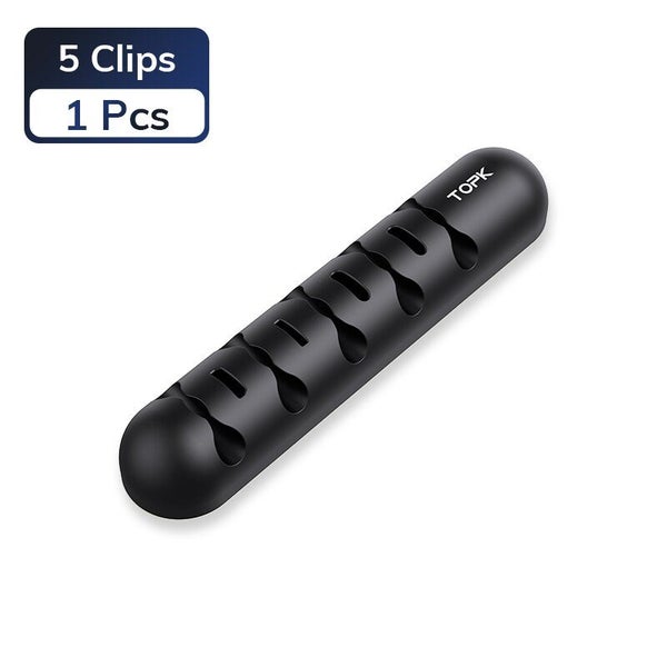TOPK L35 Cable Organizer Magnetic Plug Box Silicone Cable Winder Carousel 1
