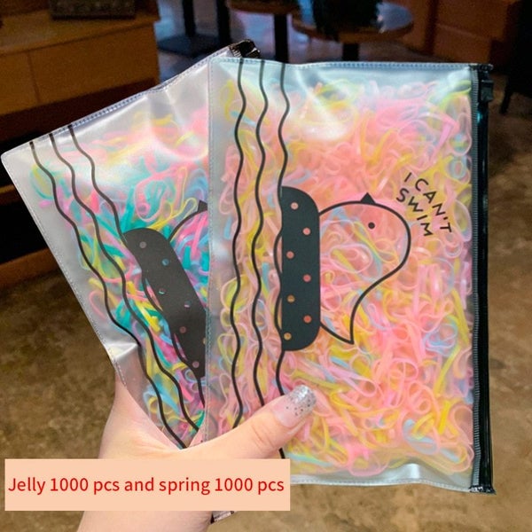 Children's Fresh Hair Rope Tie Hair Disposable Rubber Band Carousel 1