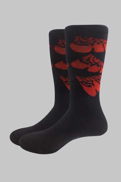 The Beatles Socks Rubber Soul Band Logo Official Unisex New Black UK Size 7-11 Carousel 2