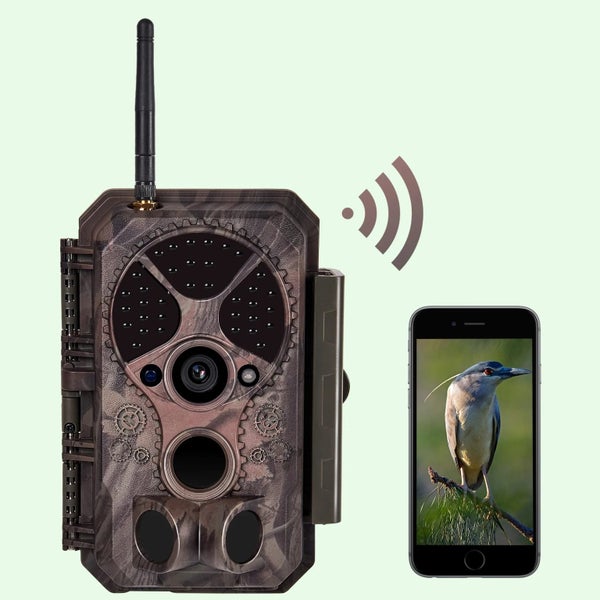 Bluetooth WIFI Wildlife Trail Camera Security Camera 32MP 1296P Video Flash Cam Carousel 1