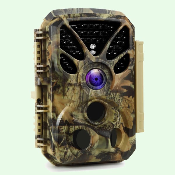 Trail Camera 32MP 1440P HD Video Low Glow Night Vision with Motion Activated Carousel 1