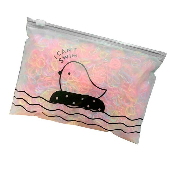 Children's Fresh Hair Rope Tie Hair Disposable Rubber Band Carousel 5