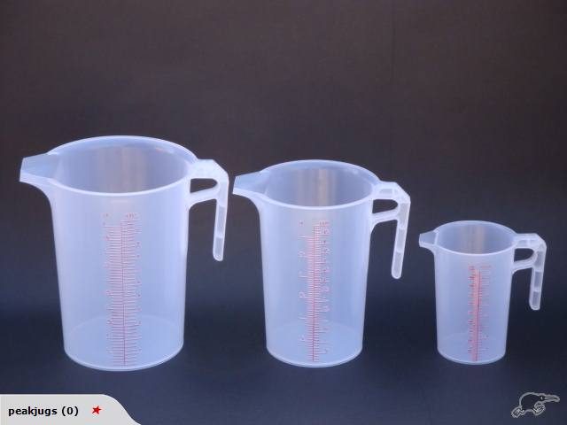 SET OF 3 MEASURING JUGS - POLYPROPYLENE Carousel 1