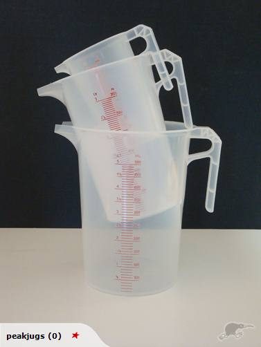 SET OF 3 MEASURING JUGS - POLYPROPYLENE Carousel 3