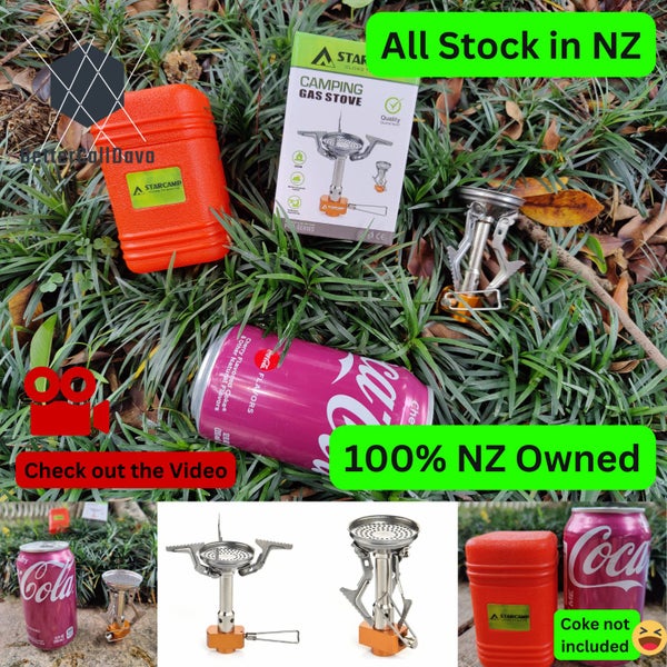 Hiking Gas Stove - 78g - Collapsible - with protective case. Carousel 1