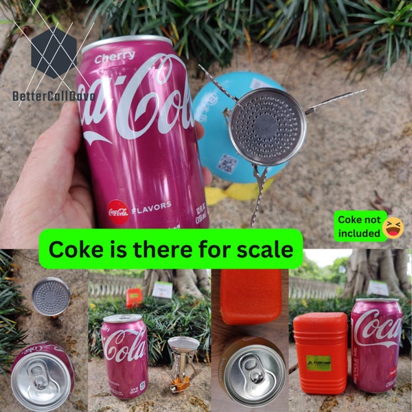 Hiking Gas Stove - 78g - Collapsible - with protective case. Carousel 2