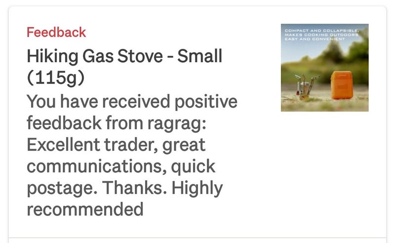Hiking Gas Stove - Small (115g) - with carry box Carousel 19