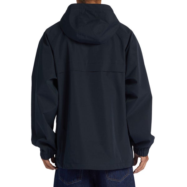 DC Shoes Mens Lofi Hooded Pullover Windbreaker Anorak Poncho Jacket - M Carousel 2