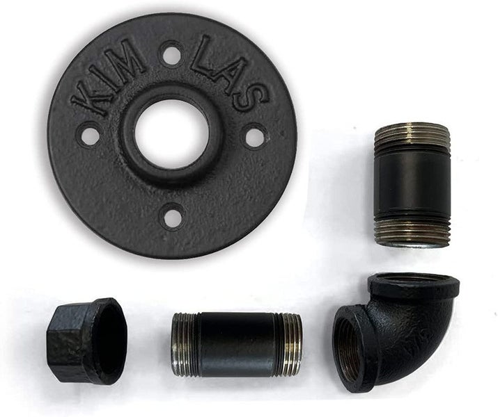 3pcs Industrial Iron Pipe Towel Hook Holder *Clearance Carousel 2