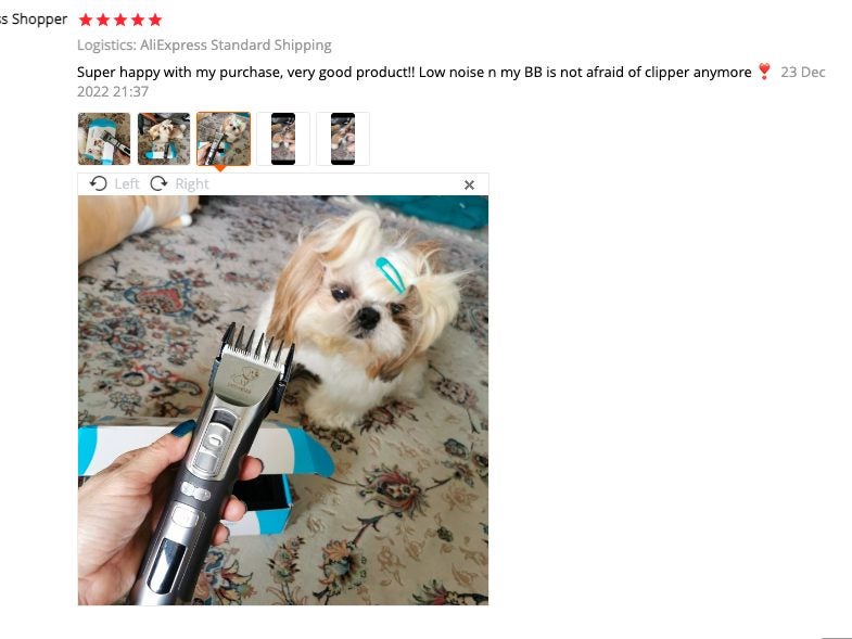 New Cordless Dog Clippers on Afterpay Carousel 2