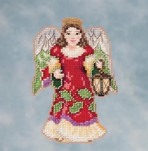 Mill Hill Jim Shore Bead & Cross Stitch Kit: Angel with Lantern Carousel 1