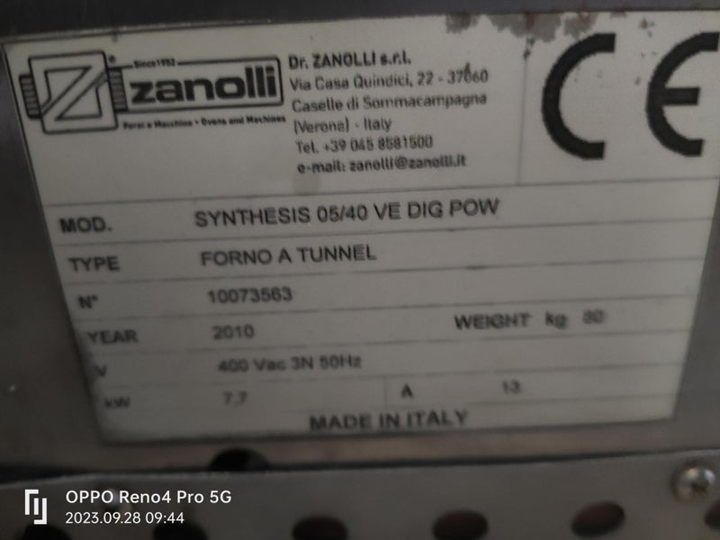 Zanolli electric Pizza Oven Carousel 6