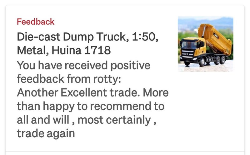 Die-cast Dump Truck Model Scale, 1:40, Huina 1912 YELLOW METAL Carousel 15