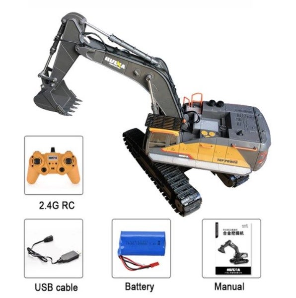 HUINA 1592 EXCAVATOR Remote Control RC 1:14 Scale Digger (Hui Na) image 3
