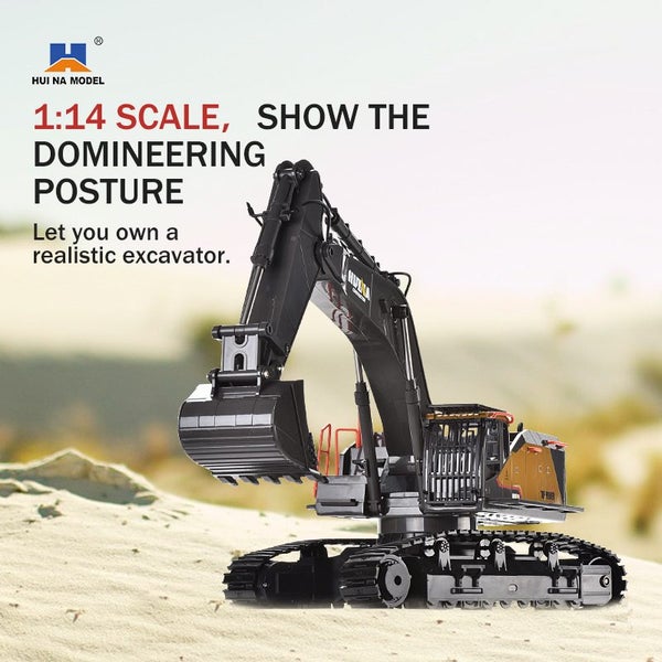 HUINA 1592 EXCAVATOR Remote Control RC 1:14 Scale Digger (Hui Na) image 6