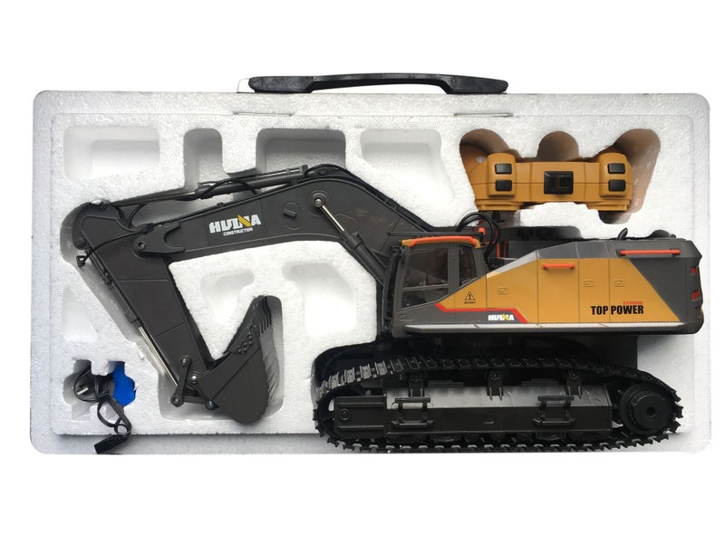 HUINA 1592 EXCAVATOR Remote Control RC 1:14 Scale Digger (Hui Na) Carousel 20