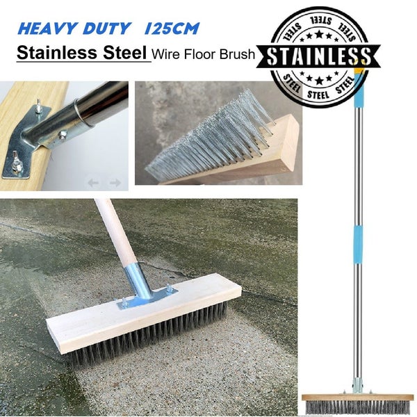 Premium Graden Floor Scrub Brush Bristles Concrete Deck *Discount* Carousel 2