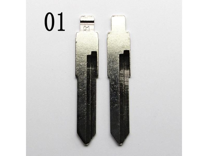 10 PCS/LOT KD Key Blade #02 Blank Blade For Kia Toyota V-W FORD RENAULT FLIP Carousel 1