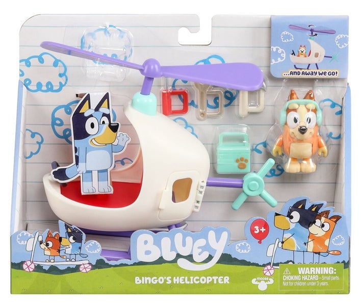 Bluey - Bingo's Helicopter Playset Carousel 1