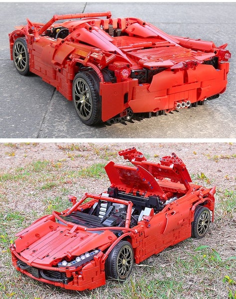 Ferrari Spider 488 - Race Car - 2083 pieces - MouldKing: Technical - RC Model image 5