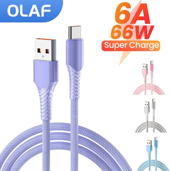 OLAF 66W USB C Cable Fast Charging Wire for Samsung Galaxy S8 S21 Carousel 2