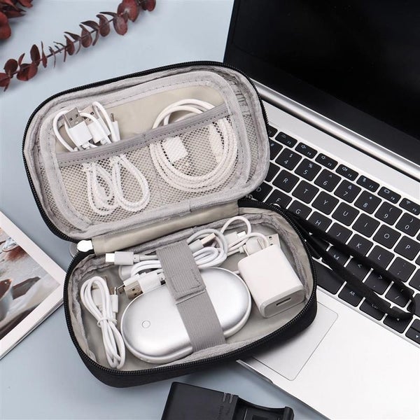 Cable Gadget Organizer Storage Bag Pouch Portable Electronic Carousel 2