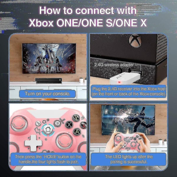 Wireless Controller For Xbox One, Fit For Xbox Series X/s/xbox One S/one X/ps3 / Carousel 4