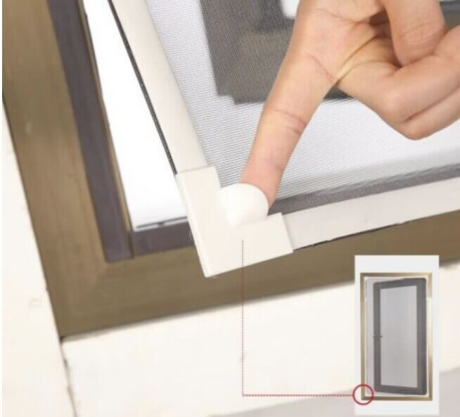 White Frame Diy Insect Screen 690mmx540mm /Insect Screen Kit (Flyscreen) Carousel 4