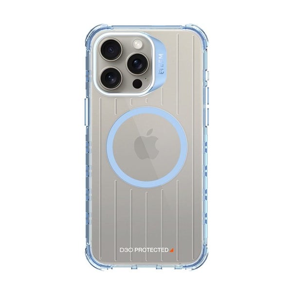 EFM Dakar Case Armour with D3O(R) BIO for iPhone 15 Pro Max - 6.7" -Tinted Blue Carousel 1