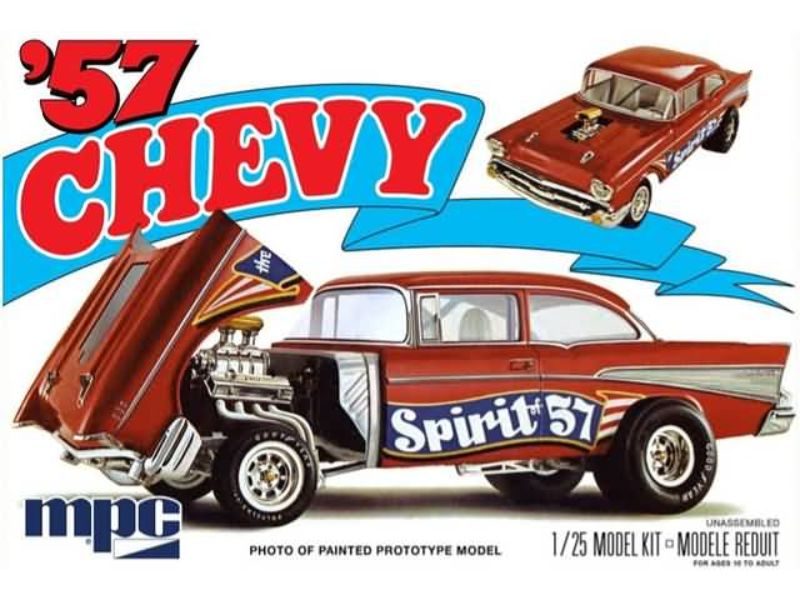 Plastic Kitset - 1/25 '57 Chevy Flip Nose Carousel 1