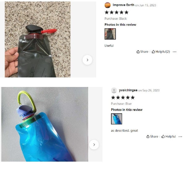 NEW new 3Pack Outdoor Hiking Camping Hydration Water Bag *Sale NOW* Carousel 2