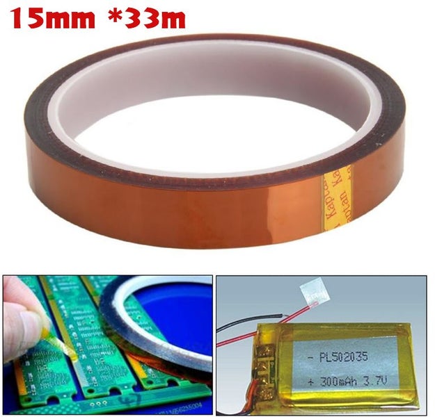15mm Kapton Tape Heat Resistant Tape High Temperature Tape Carousel 1