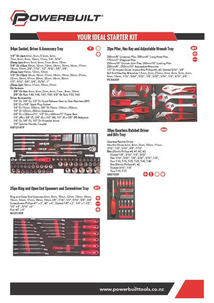 189Pc Tool Chest & Assorted Tools - Black Carousel 2