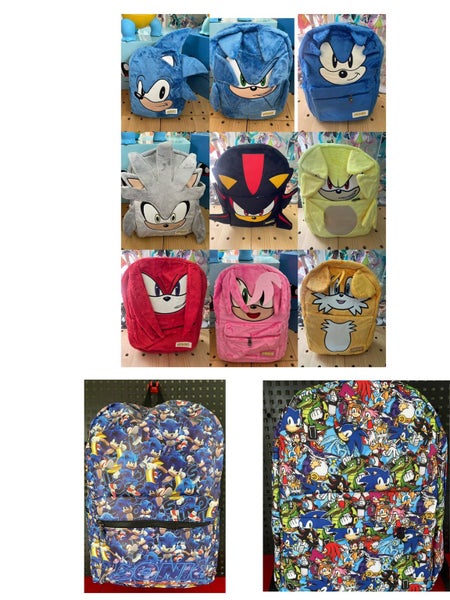 Sonic/pokemon Printing schoolbag backpack PU bag Carousel 1