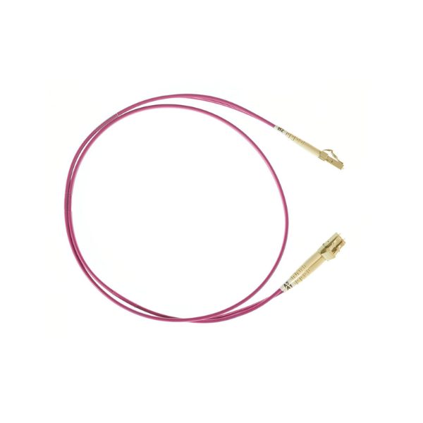 2M Lc Lc Om4 Multimode Fibre Optic Patch Cable Erika Violet Carousel 2
